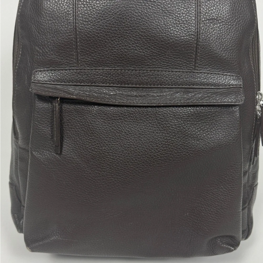 Cole Haan Brown Leather Backpack - Picture 7 of 8